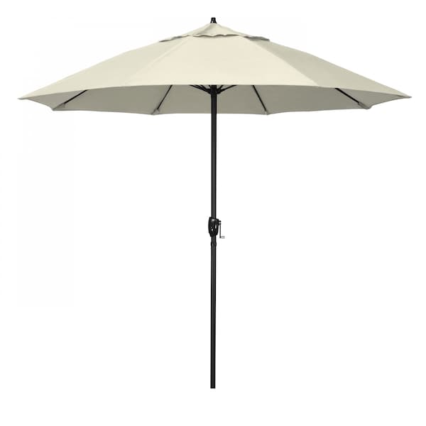 California Umbrella 9' Bronze Aluminum Market Patio Umbrella, Olefin Beige 194061337400 - main